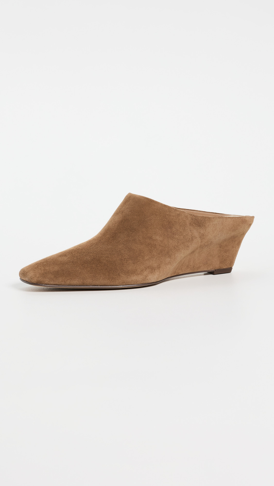Dolce Vita Hilah Suede Wedge Mules Light Brown Suede 10 | Shopbop