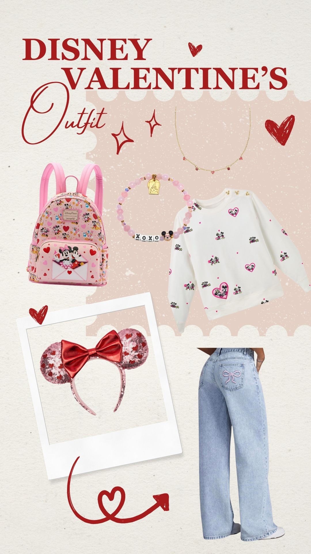 The cutest Valentine’s Day look for the parks or just to celebrate the month of love! 🎀✨💘

#LTKValentine #LTKootd #LTKTravel