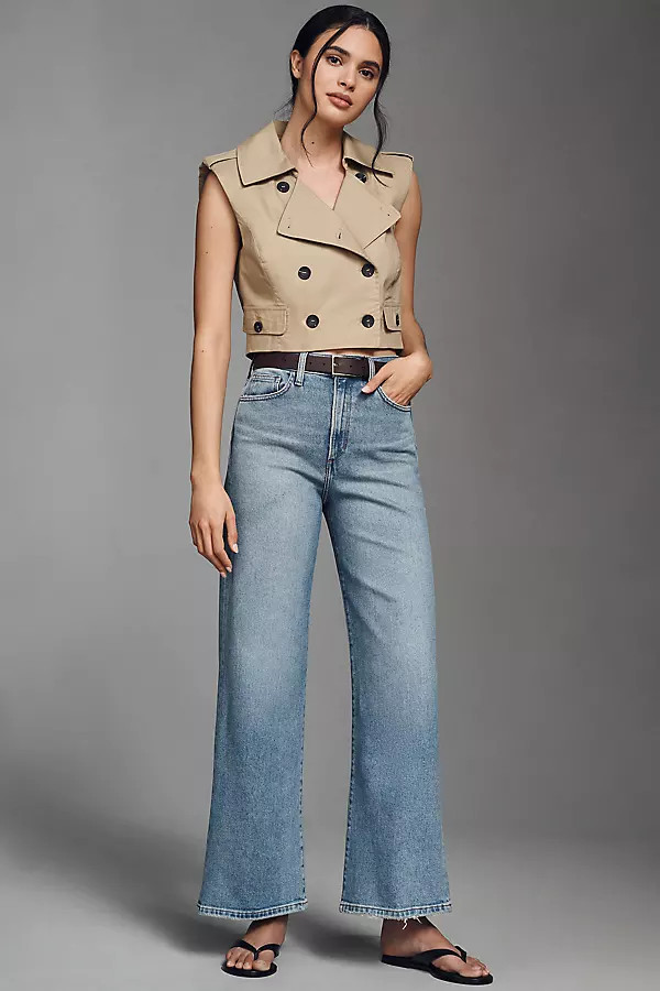 Joe's Jeans Petite Mia High-Rise Wide-Leg Jeans | Anthropologie (US)