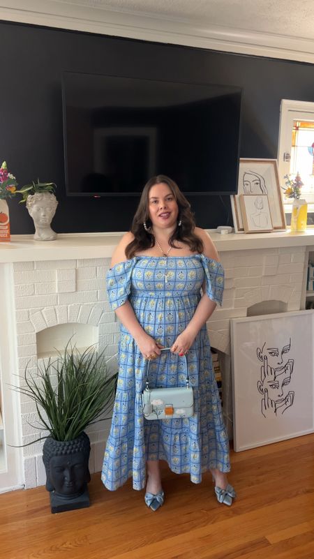 The cutest spring dress for Orthodox Easter yesterday 💙💙 #ltkcurves #ltkplussize #plussizefashion #springfashion 

This dress & any from the Dolce Vita collection are 20% off through May 12th using code MOM20

Dress: size XL 