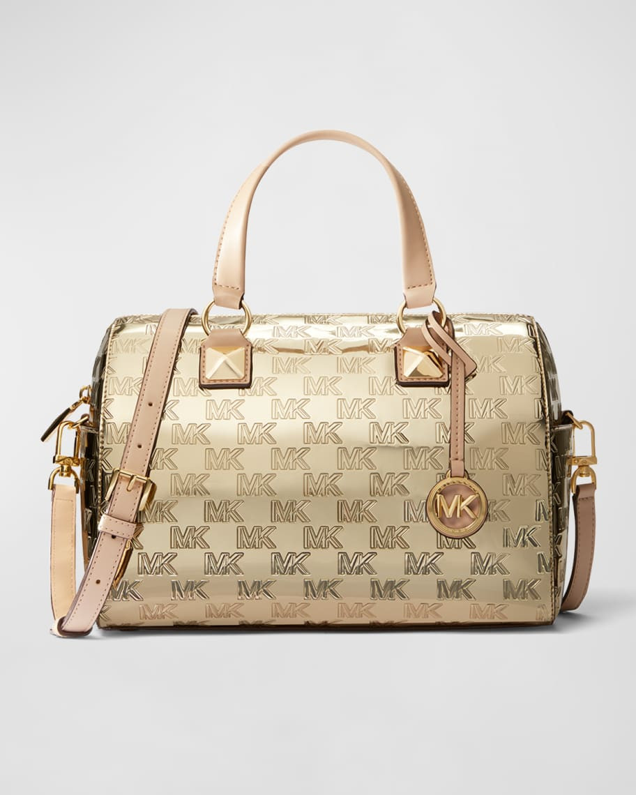 MICHAEL Michael Kors Medium Monogram Duffel Satchel Bag | Neiman Marcus