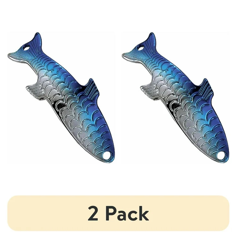 (2 pack) Acme Tackle Phoebe, Fishing Lure Spoon, 1/12 oz., Silver Neon Blue | Walmart (US)