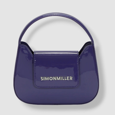 $298 Simon Miller Women's Purple Mini Retro Patent Leather Top Handle Bag Purse | eBay US