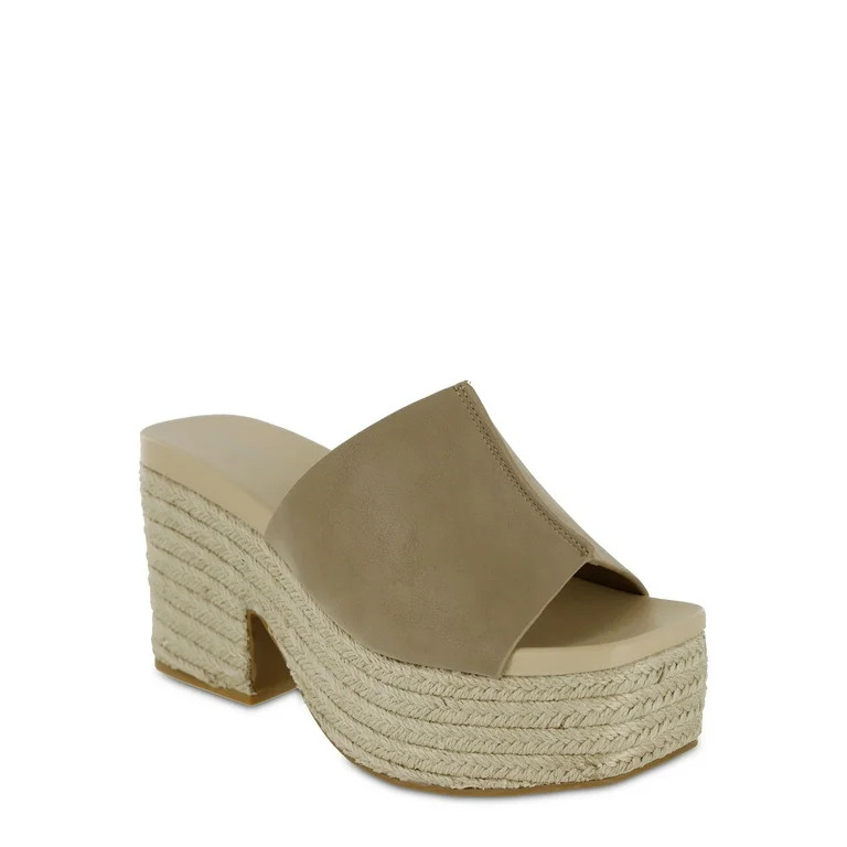 ELOQUII Elements Women's Wide Width Platform Mule | Walmart (US)