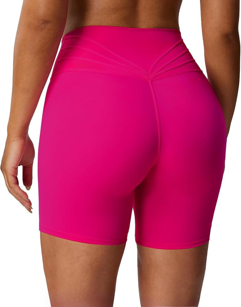 Aoxjox Trinity Workout Biker Shorts for Women Tummy Control High Waisted Exercise Athletic Gym Ru... | Amazon (US)