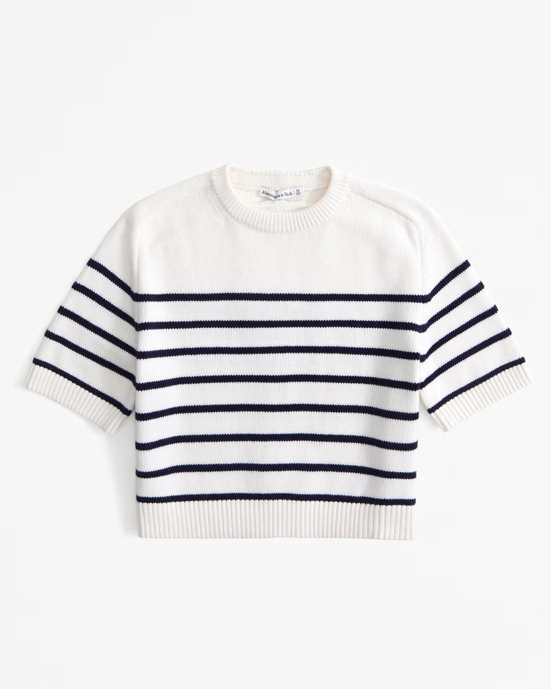 Crew Sweater Tee | Abercrombie & Fitch (US)