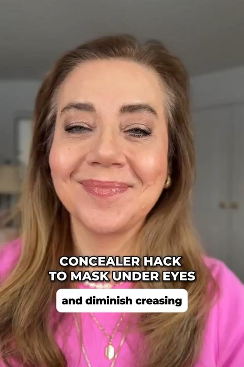 How to mask dark or puffy under eyes? Try this Aquaphor lip balm hack from a Hollywood famous makeup artist Scott Barnes. It sounds crazy but it really works!

Here’s how to do it :

Step 1. Apply Aquaphor lip balm under the eye. I am doing it on the left side only so you can compare.

Step 2. Apply under eye corrector in dots if you need to correct dark under eye circles. I like doing it with q-tip or a small brush. My under eye corrector by Becca in salmon color.

Step 3. Apply dots of under eye brightener interspersed with dots of corrector. Mine is by Revolution in Rose tone.

Step 4. Blend well with concealer brush. Make sure it blends into the wrinkles rather than skipping over them. My brush is from Sephora brand.

Step 5. Optional step: Apply a bit of setting powder under your eyes to set if it is too creamy after blending.

Step 6. Apply concealer precisely along the line outlining your under eye bags. Precision is necessary! This is to diminish the volume of the bags if you have any. If you don’t have the bags, lucky you- skip this step. 

Step 7. Blend the concealer with your fingers or a brush by tapping it in the line, not spreading over the area.

Do you see the difference? Not only the left eye with the balm hides under eyes better, it also creases less over the course of the day.

Would you try this trick? Comment below ⬇️ 

Save for the future use and share with a friend because it works!

Follow for more easy and fun beauty and style tips and ideas for women over 40.

#LTKbeauty