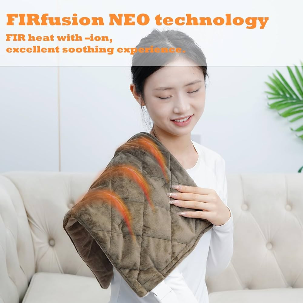 cozzyhug™ Pro XL Weight Heating Pad with Far Infrared and Negative ion emitted, Deeper Muscle R... | Amazon (US)