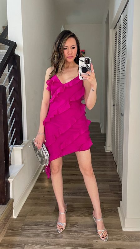 Love this tiered ruffle mini dress for summer 🩷 The perfect dress for a bachelorette party, cocktail party, wedding and date night. On sale this weekend—use code: DRESSFEST

Summer dress, wedding guest dress, date night outfit, bachelorette party outfit, cocktail dress, ruffle dress, pink dress, fuchsia dress, mini dress, sale, Abercrombie, The Stylizt 



#LTKSaleAlert #LTKFindsUnder100 #LTKWedding