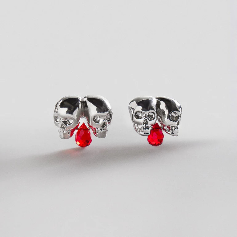 Head Count Halloween Skull Earrings | BaubleBar