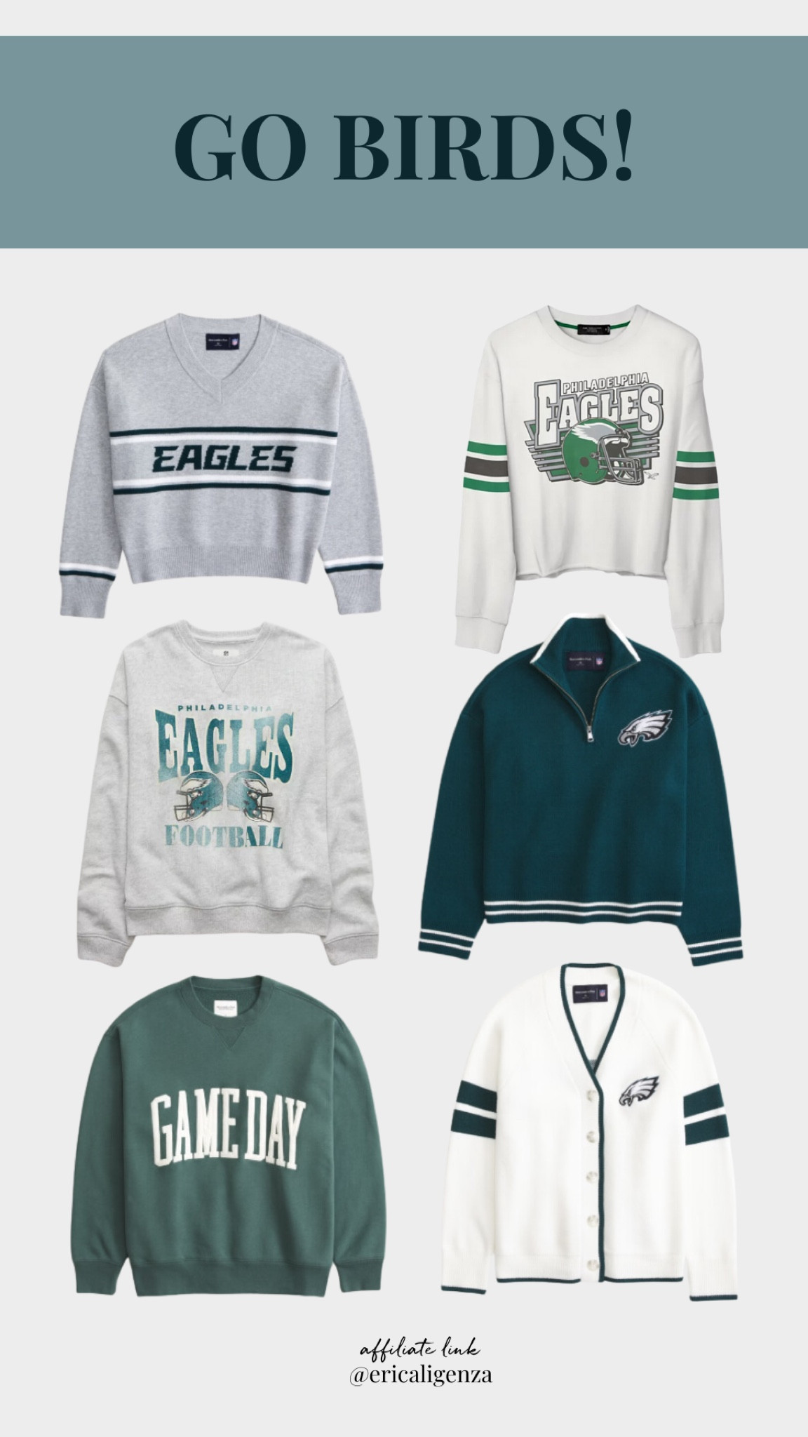 GO BIRDS! 🦅 sweatshirts to have you ready for Super Bowl Sunday! 

#LTKActive #LTKSeasonal