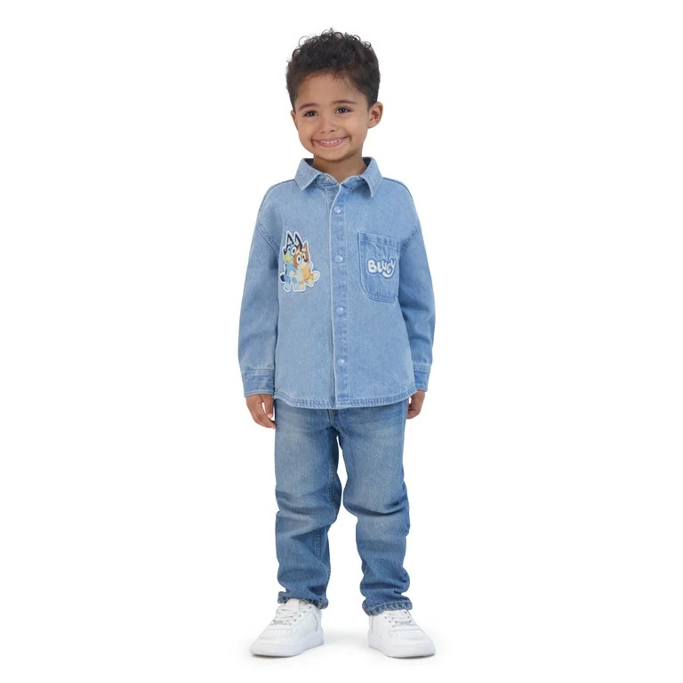Bluey Toddler Boy Shacket, Sizes 12M-5T | Walmart (US)