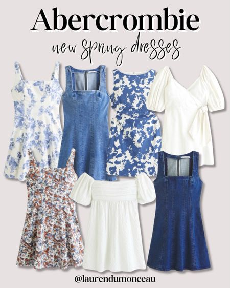 Abercrombie New Spring Dresses

Abercrombie, spring dress, floral print dress, white dress, denim dress, off the shoulder dress, wrap dress, vacation dress, resort wear, vacation outfit, vacation style, beach dress, holiday dress, casual outfit, summer dress, spring trends 2024, blue dress 



#LTKstyletip #LTKfindsunder100 #LTKSpringSale