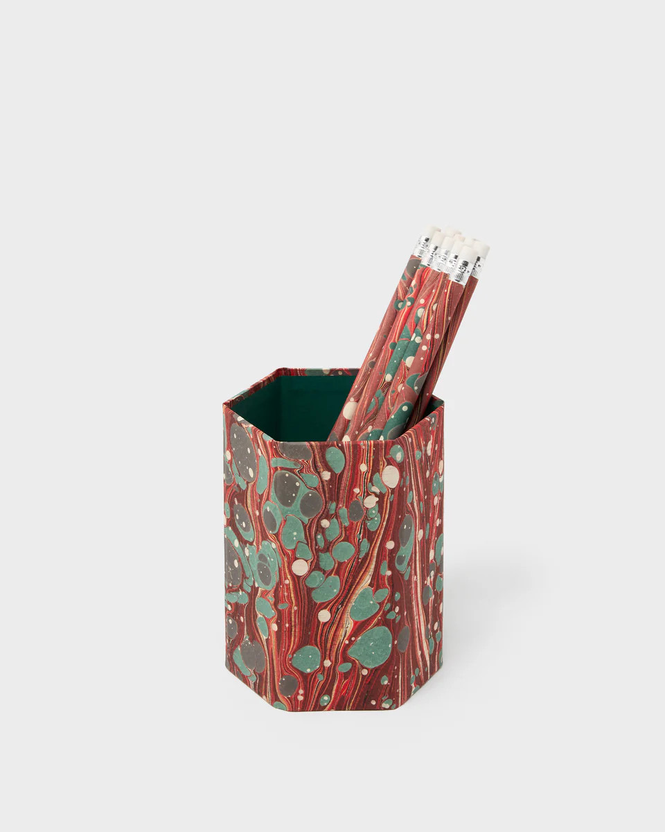 Marbled Pencil Holder Set, Rotterdam | Cabana Magazine