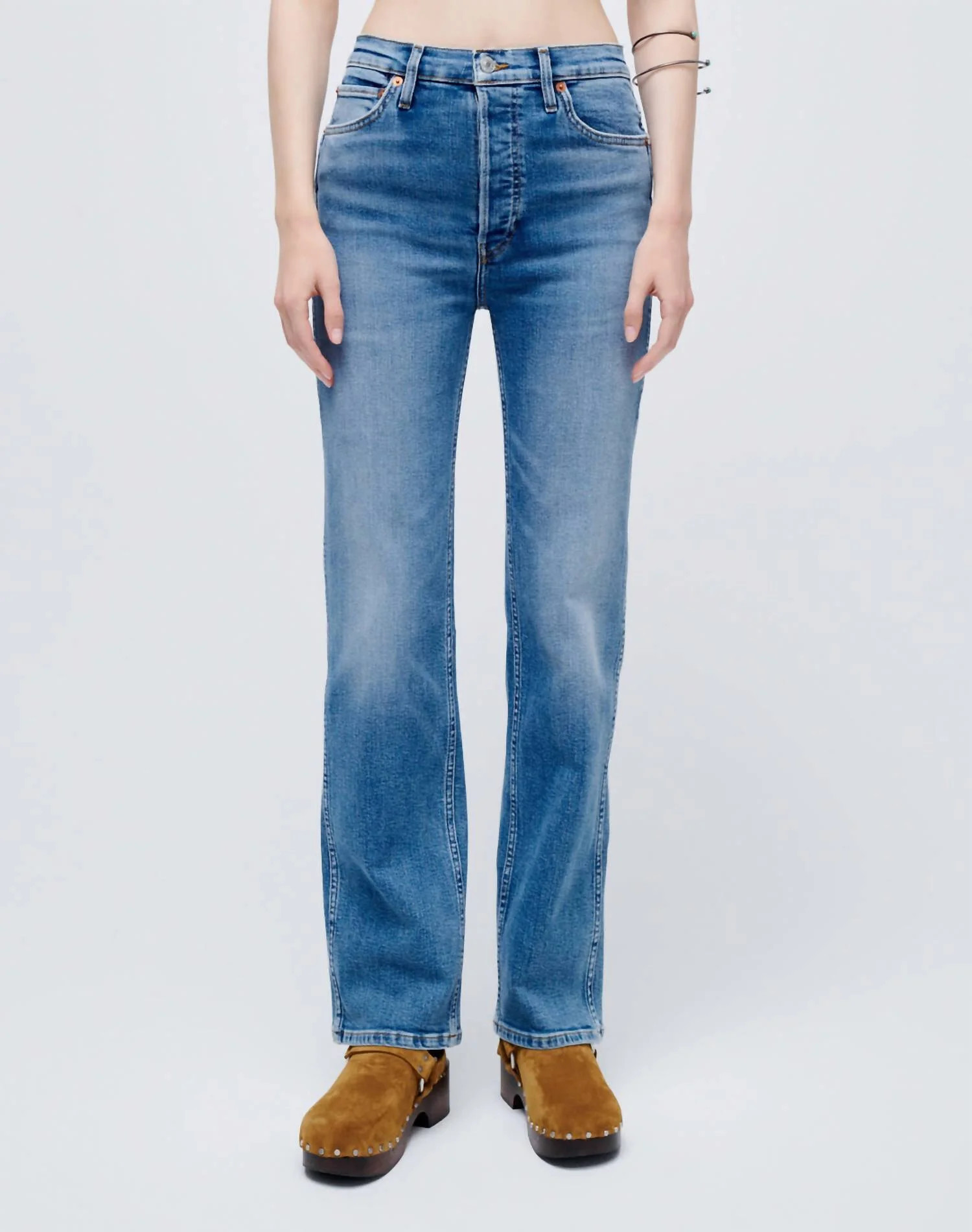 Extra Stretch High Rise Loose Jeans In Rio Fade | Shop Simon