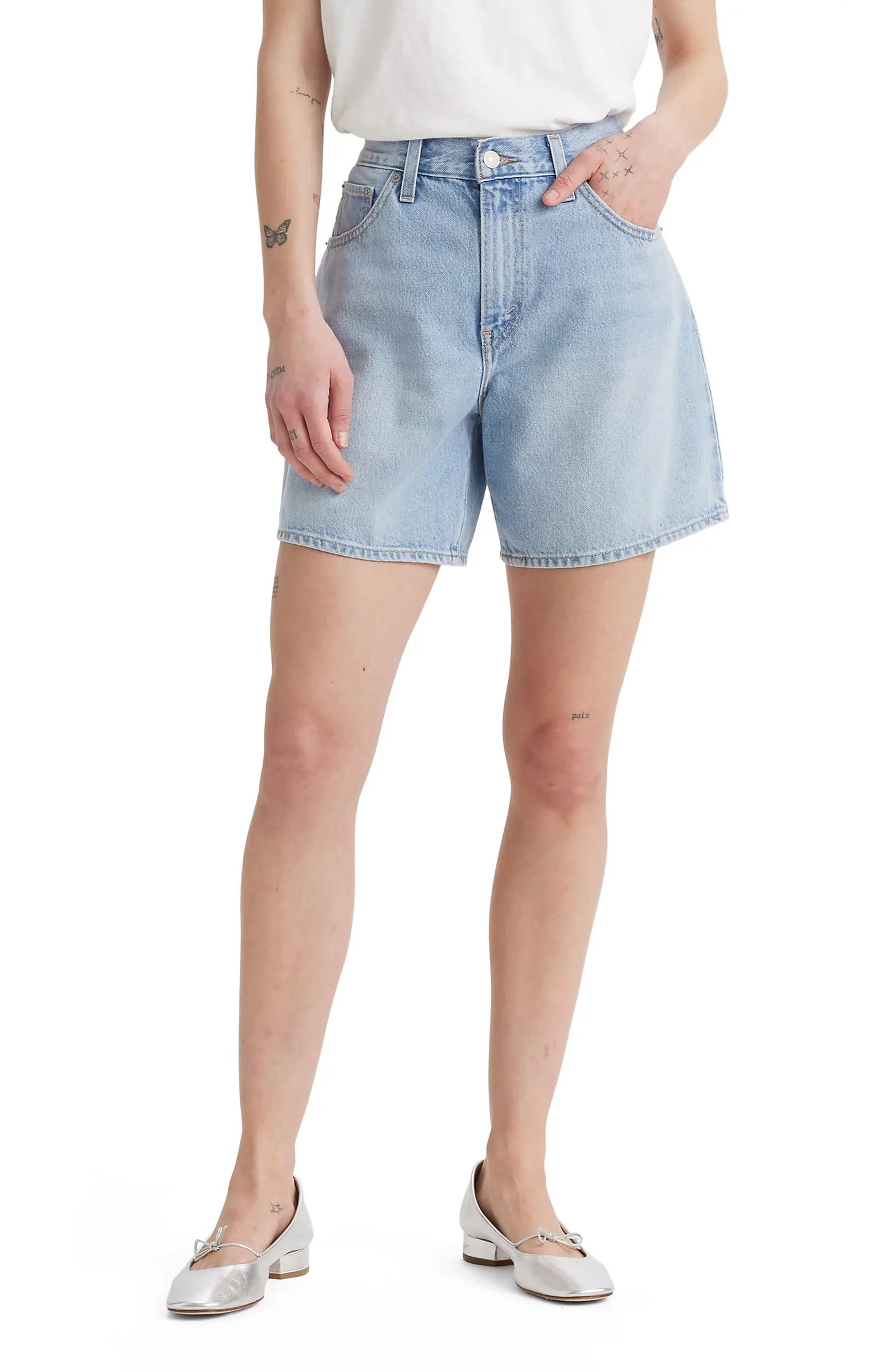 Baggy High Waist Denim Shorts | Nordstrom
