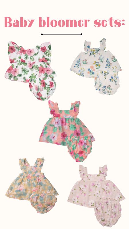 How cute are these matching #babybloomers sets! I can’t wait to put Jaelynn in them 💕💞 #babyclothes #baby #family #babybloomerssets #matchingsets #babygirl #3monthsold #3-6months 

#LTKkids #LTKbaby #LTKfamily