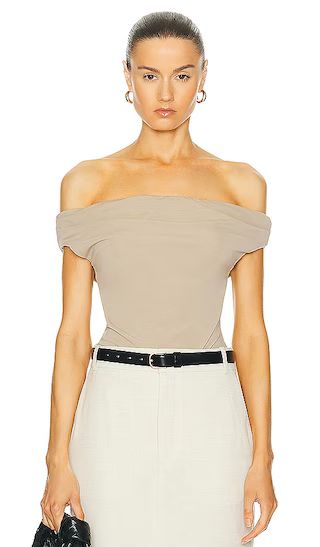 by Marianna Fio Top in Beige | Revolve Clothing (Global)