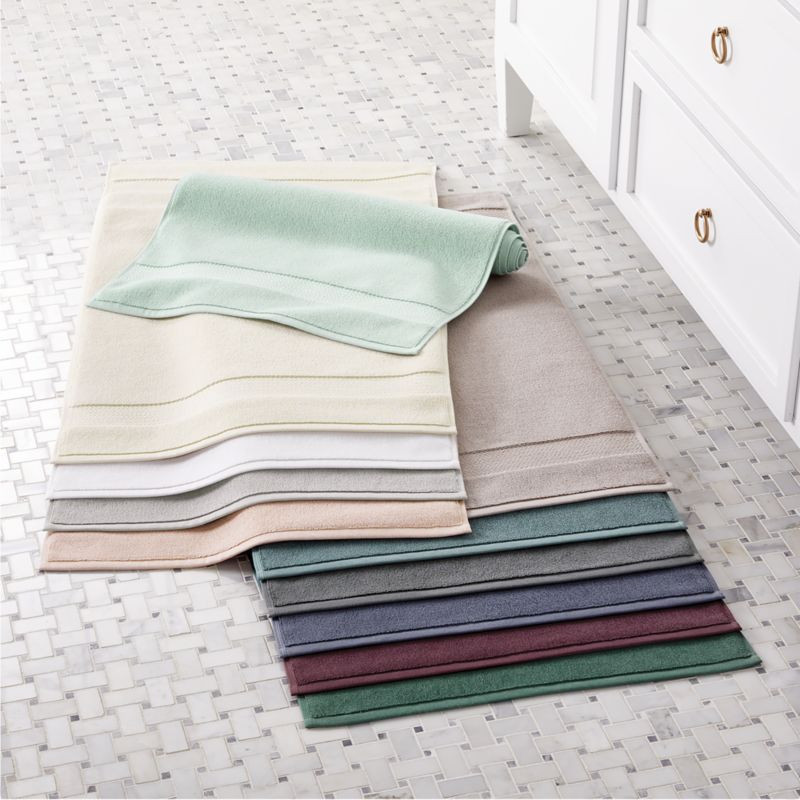 Organic Turkish Bath Mat | Crate and Barrel | Crate & Barrel