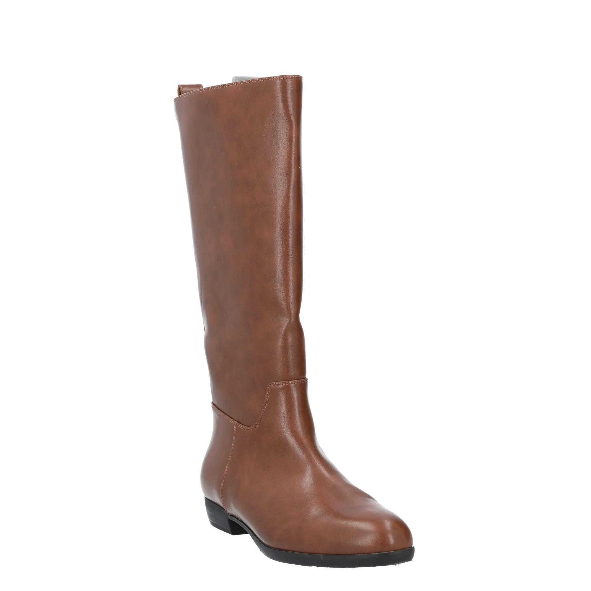 Free Assembly Women's Faux Leather Riding Boots, Sizes 6-11 | Walmart (US)