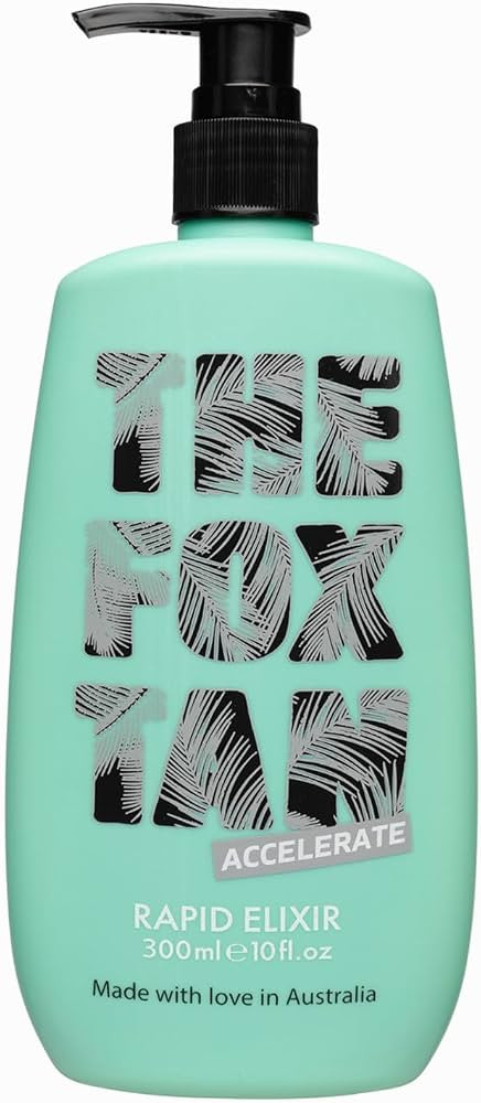The Fox Tan Rapid Tanning Elixir, Natural Tanning Accelerator Lotion For Darker & Faster Tans, Cr... | Amazon (UK)