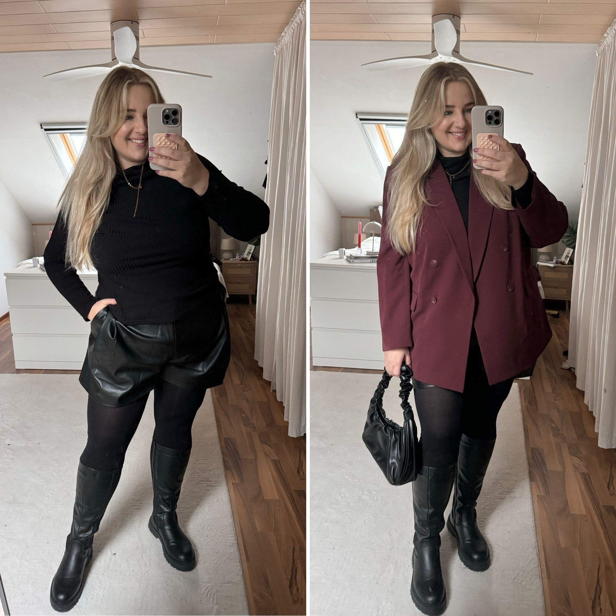OOTD 🖤 Shortslook

#styletip #winteroutfit #shorts #stiefel 

#LTKeurope #LTKcurves #LTKstyletip