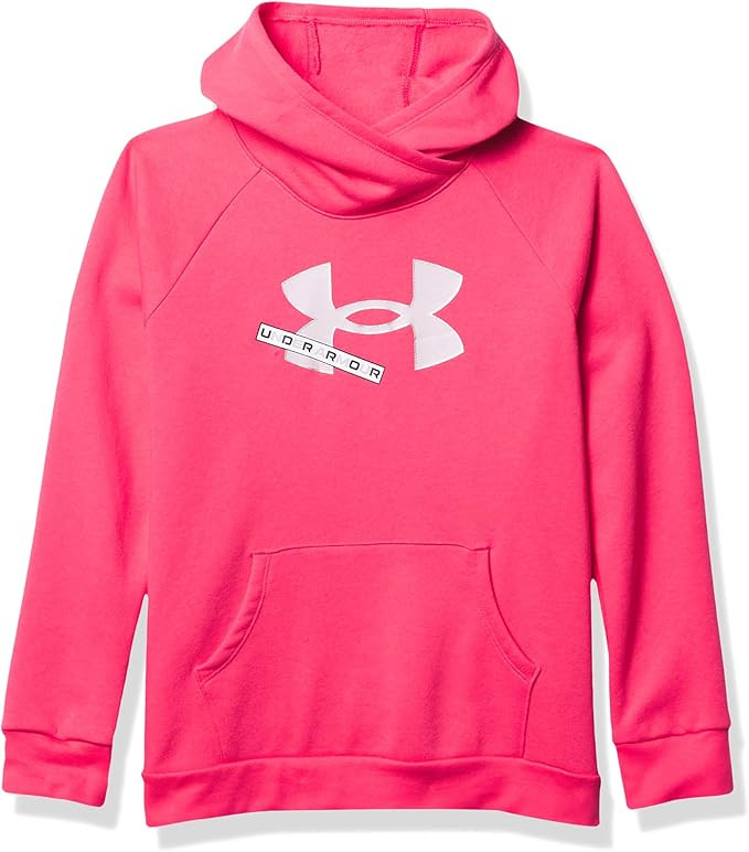 Under Armour Girls' Rival Fleece Logo Hoodie | Amazon (US)