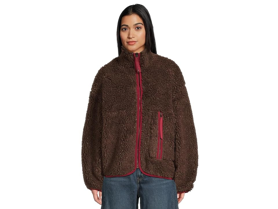 UGG Marlene Confetti Jacket Women's Jacket Cola : MD, Polyester | Zappos