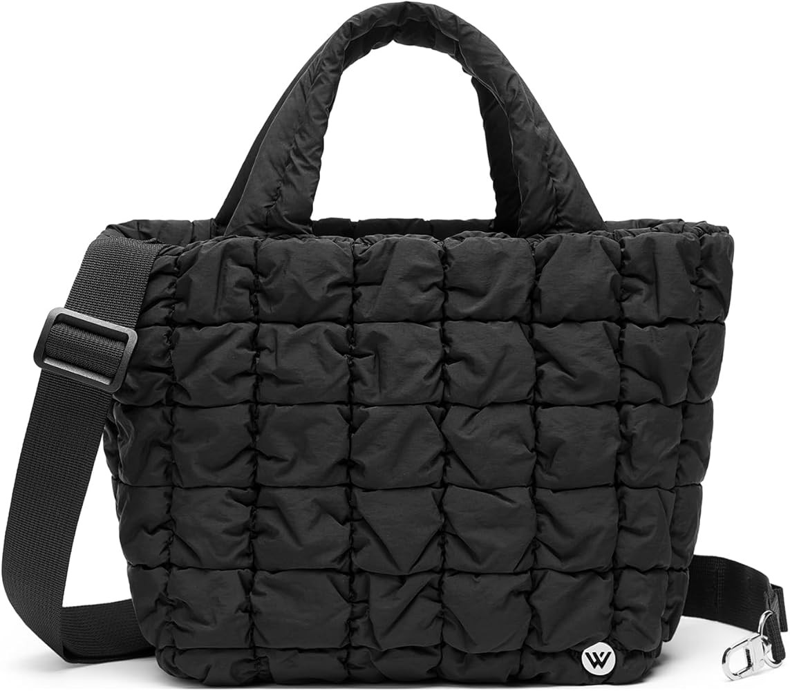 WESTBRONCO Small Puffer Bag Quilted Crossbody Bags for Women Puffy Purse Nylon Shoulder Handbag w... | Amazon (US)