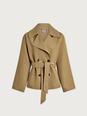 Maddox Short Trench Coat | Varley UK, Light Tan / XXS | Varley UK