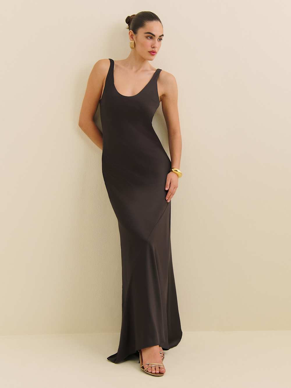 Sapphira Satin Dress | Reformation (Global)