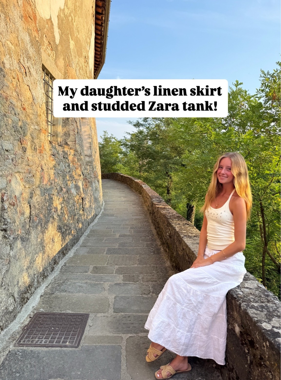 Love this pretty tiered linen skirt for a closet staple and this fun studded tank from Zara!

#LTKootd #LTKdayinmylife