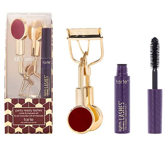 tarte Party Ready Lashes Curler & Mascara Set - QVC.com | QVC