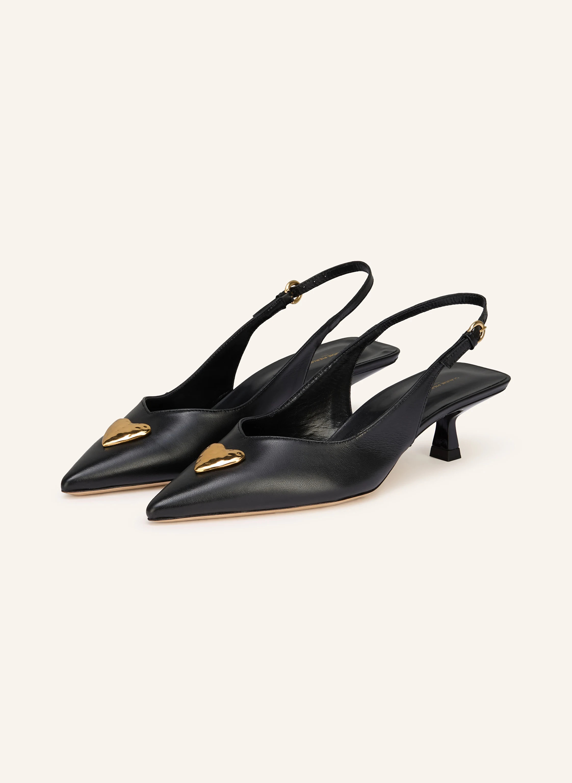 CLAUDIE PIERLOT Slingpumps in schwarz / gold | Breuninger (DACH)