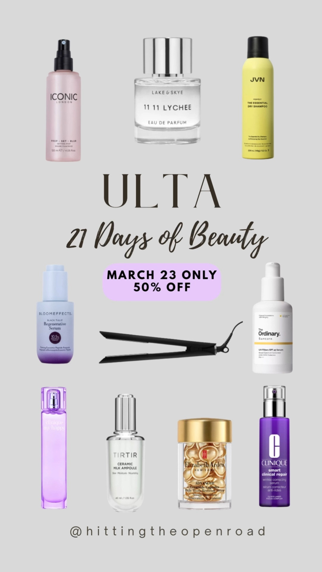 Loving the 50% off sale at @ULTA Beauty today! Only a few days left of the 21 Days of Beauty sale! 
#ultasale #beauty #skincare #makeup #sale

#LTKselfcare #LTKBeauty #LTKSaleAlert