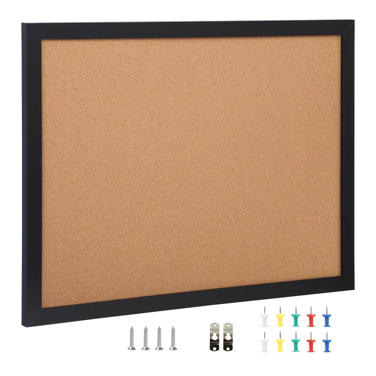 VEVOR Cork Board, 36x24 inches Bulletin Board with MDF Sticker Frame, Vision Board Includes 10 Pu... | Target