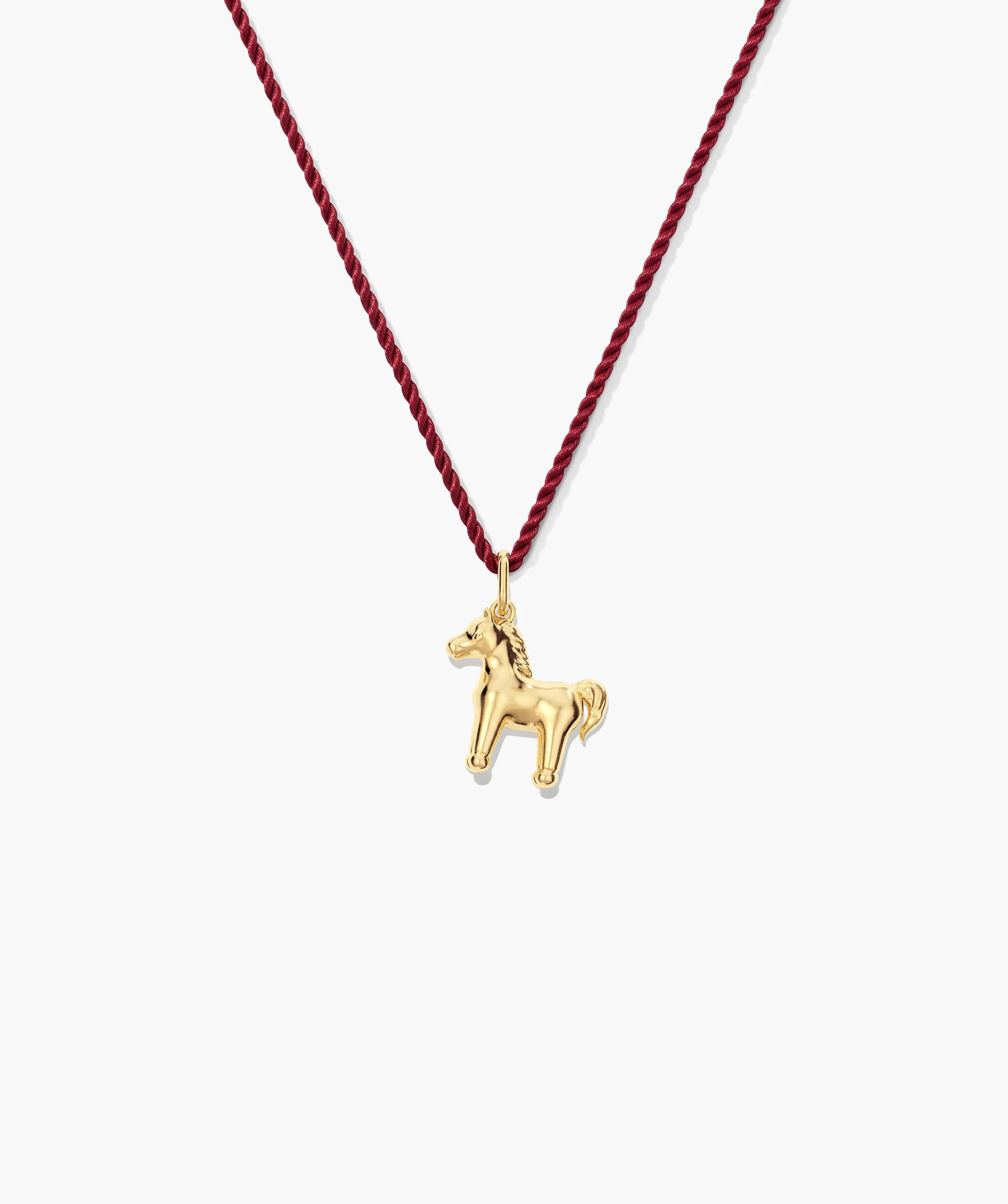 Lucky Horse Charm Necklace | Mejuri Fine Crew