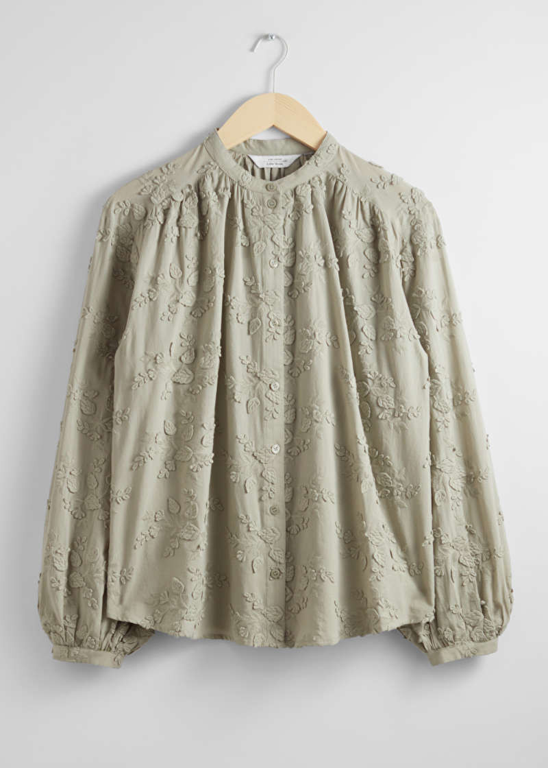 Voluminous Stand-Up Collar Blouse | & Other Stories (EU + UK)