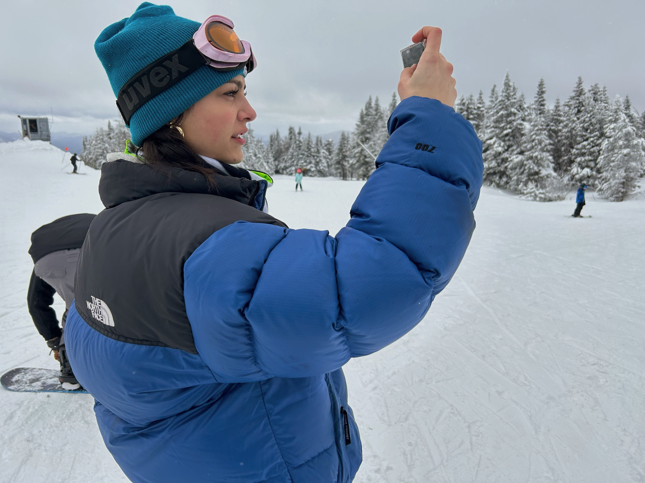 My GO TO snowboard fit - my dad gave me this vintage North Face jacket but I was able to find a similar one to tag! 

#LTKSeasonal #LTKHoliday #LTKActive