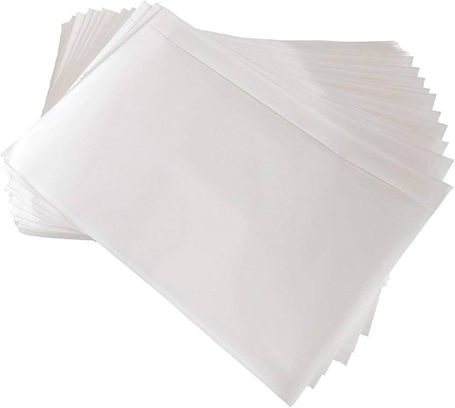 9527 Product 4.5" x 5.5" Clear Adhesive Top Loading Packing List/Shipping Label Envelopes (100 Pa... | Amazon (US)