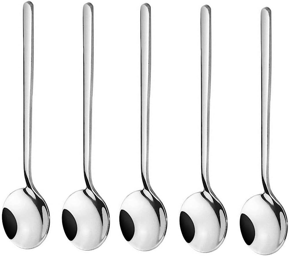 10 Pack Espresso spoons 18/10 Stainless Steel Teaspoons Set for Coffee Sugar Dessert Cake Ice Cre... | Amazon (US)