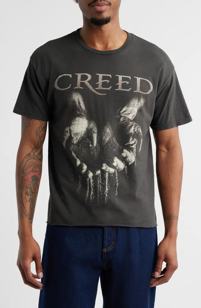 Creed Sandy Hands Crop Graphic T-Shirt | Nordstrom