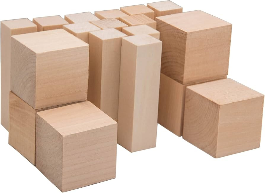 BeaverCraft Basswood Carving Blocks BW18 pcs Whittling Wood for Crafts - Soft Carving Wood - Bass... | Amazon (US)
