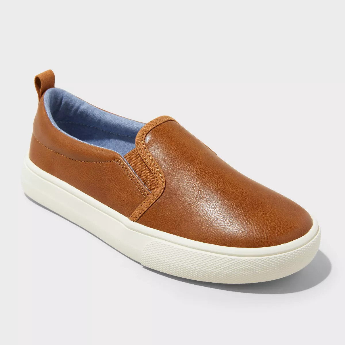 Kids' Rune Slip-On Sneakers - Cat & Jack™ Cognac 1 | Target