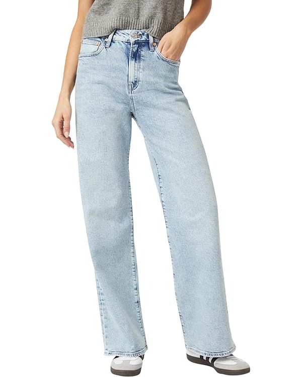 Mavi Women's Florida Mid Rise Wide Leg Jeans | Amazon (US)