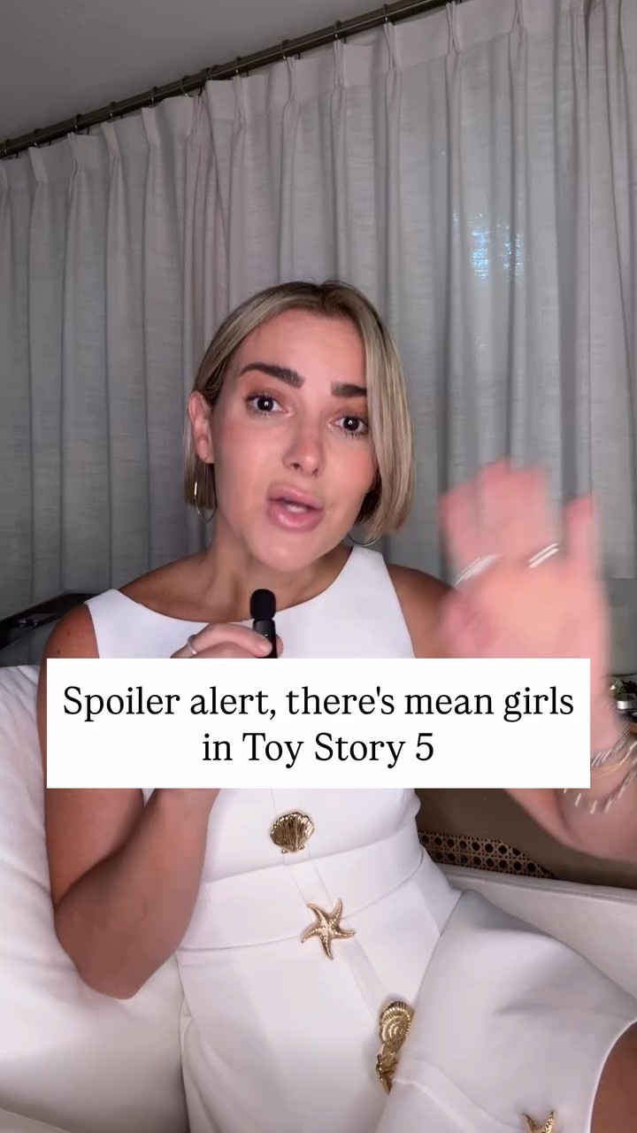 Comment BELONG for the exact script I used with my kids after the movie. 

Spoiler alert: theres mean girls in Toy Story 5 so stop watching if you haven’t seen it yet. 

Bonnie gets made fun of for playing with toys, she plays hide & seek with her new friends and no one comes looking for her, there’s a group chat where these girls continue to make fun her. No surprise she stops wanting to play with her toys. 

Mean girl behavior has this effect. It makes you question parts of yourself that never felt wrong before. The real lesson in this movie isn’t that she stops playing with tech. It’s about how easy it is to start believing you have to change who you are to belong.

After the movie, I had to have a conversation with my kids about this. Because one of the most painful mistakes we make whether you’re a child or a grown adult is trying to earn acceptance from people who only like us when we change. The right friends don’t require that. 

The goal isn’t to change yourself to fit in, it’s to find people who don’t ask you to.