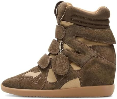 Dsevht Hidden Wedge Sneakers for Women High Top Fashion Sneaker Suede High Heel Platform Tennis T... | Amazon (US)