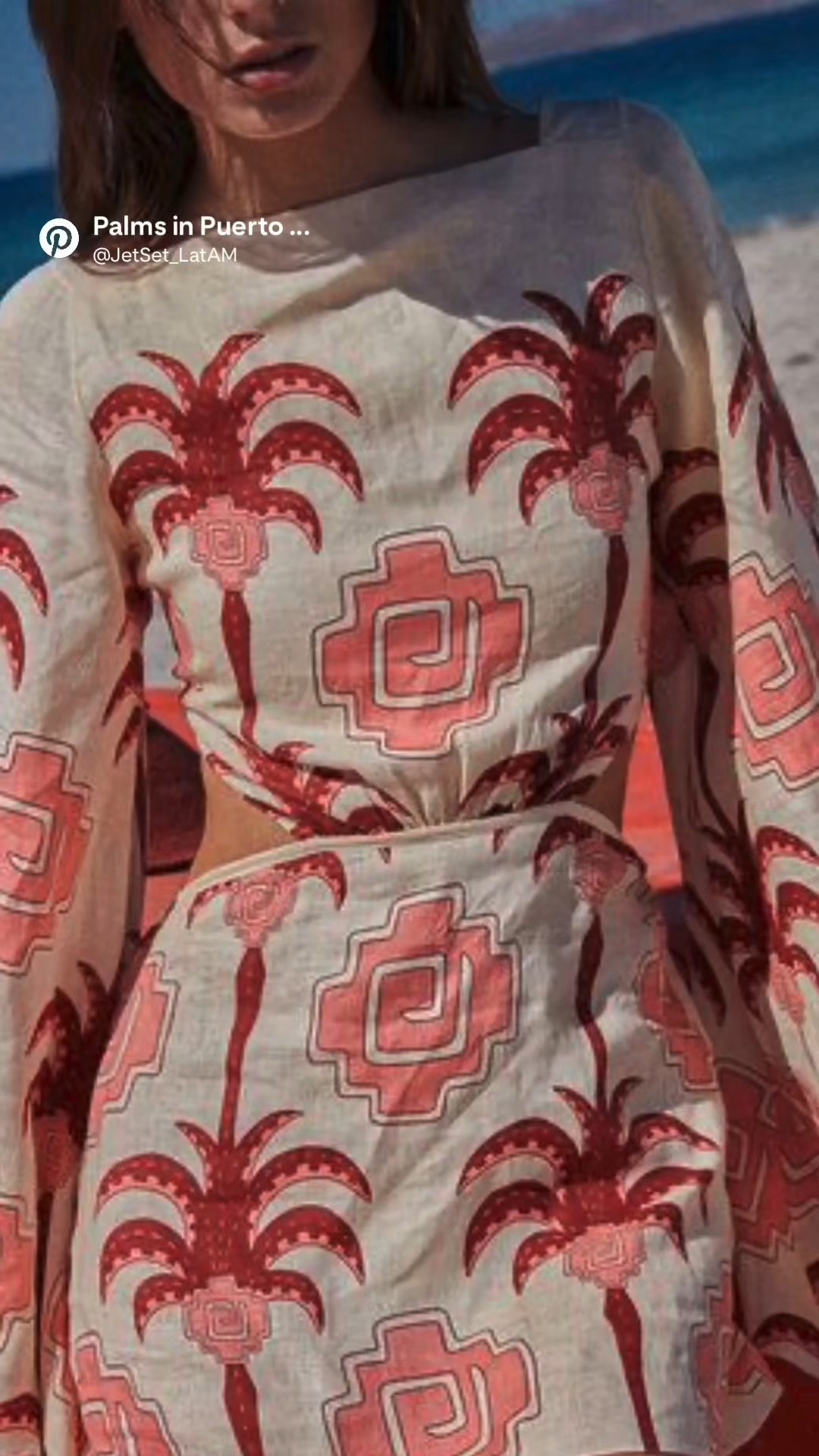 The Wave After Wave Linen Minidress is effortless femininity with a sense of motion built in. Crafted in airy linen, the fit-and-flare silhouette feels light and playful, while the long, swingy sleeves add drama without weight.

The square neckline and open back create a beautiful contrast—structured from the front, relaxed and unexpected from behind. I love how the print blends ecru with soft paprika and light pink tones, making it feel warm, romantic, and perfectly suited for sun-filled destinations.

This is the kind of dress you reach for when you want something easy yet elevated—perfect for daytime exploring, late lunches, or golden-hour cocktails when the breeze starts to roll in.

Wearing Johanna Ortiz — Wave After Wave Linen Minidress 🌸🌬️