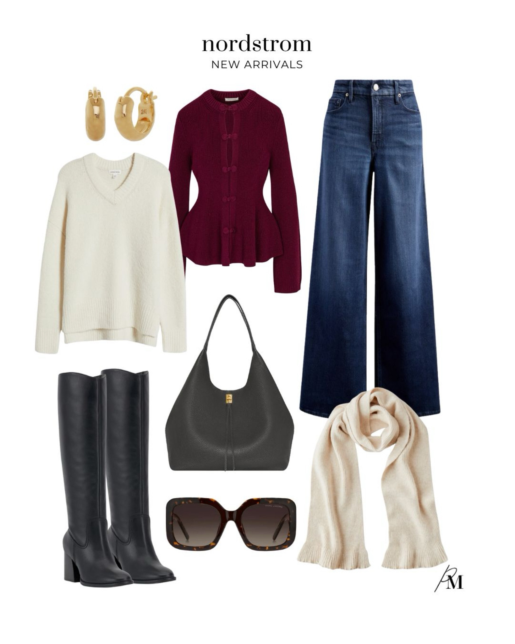 Nordstrom new arrivals. This bow detail sweater and wide leg jeans are perfect for a casual holiday look. 

#LTKHoliday #LTKStyleTip #LTKSeasonal