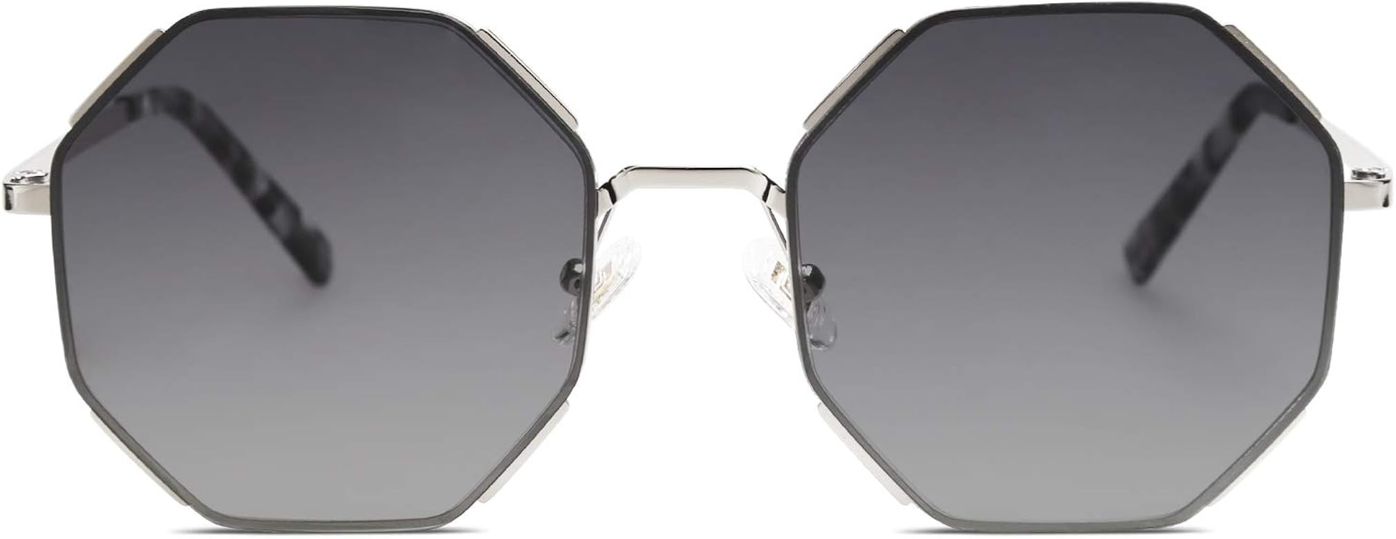 SOJOS Sunglasses for Women Men Classic Retro Polygon Shades UV400 SJ1128 | Amazon (US)